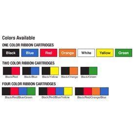 Red Blue Yellow Ribbon Logo - BBP85 and Powermark® Printer Ribbons.8w x 200'l, Black / Blue