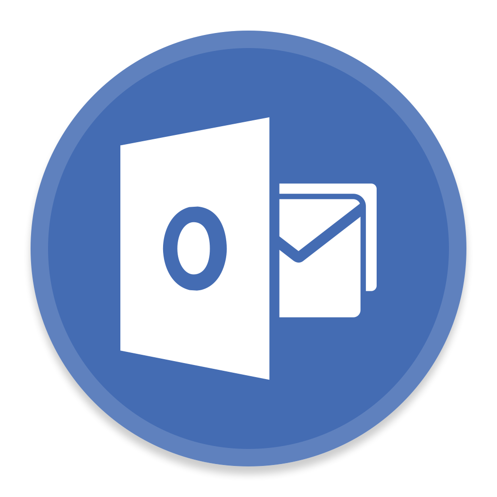 Outlook App Logo - Outlook icon | Button UI 2 App Pack 9 | BlackVariant