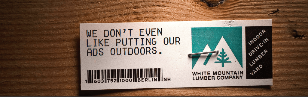 Mountain Lumber Logo - white mountain lumber — ronan doyle