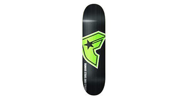 Famous Star Skateboard Logo - Famous Stars And Straps Classick Stripe Skateboard Deck (7.75-Inch ...