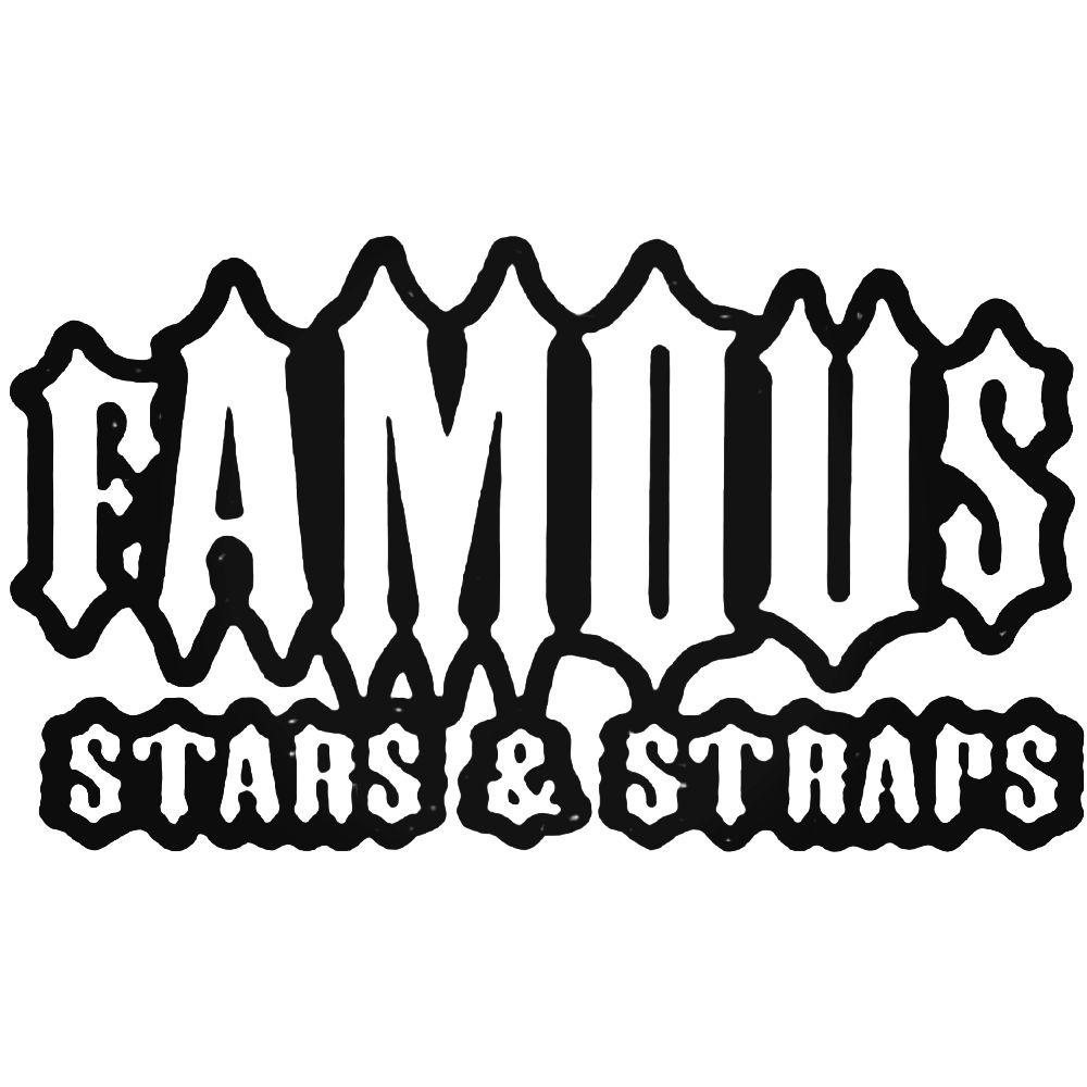 Famous Star Skateboard Logo - Famous Stars And Straps Full Skateboard Decal Sticker