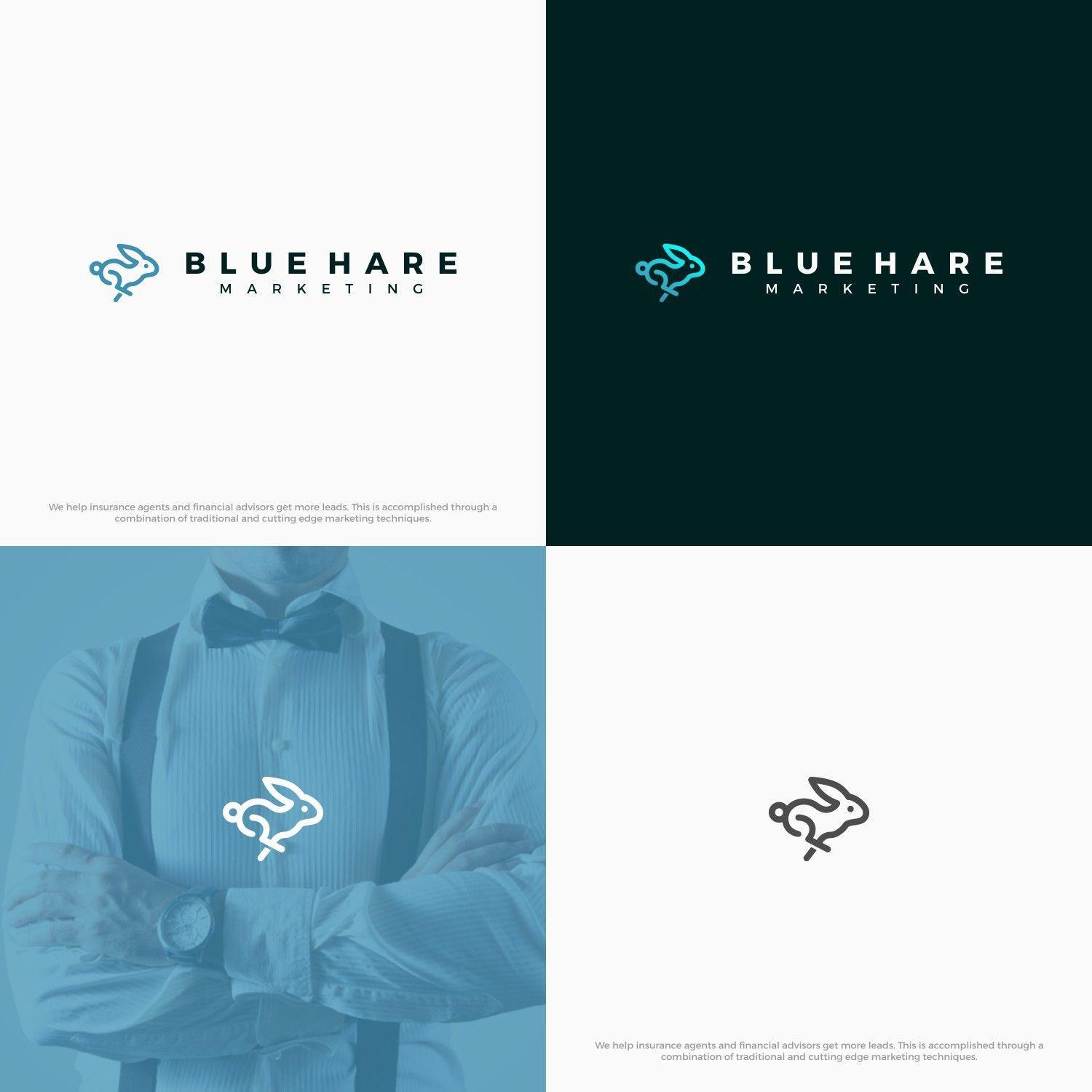 Blue Hare Logo - Pin by exariva on Logo Design | Logo design, Logos, Business Logo Design