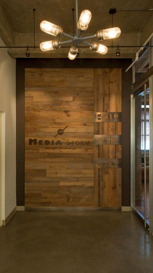 Modern Office Logo - Media Storm Office by DHD Architecture and Design. Home Inspiration