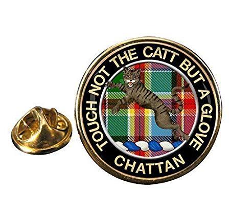 Val Clan Logo - Chattan Scottish Clan Lapel Pin Badge: Amazon.co.uk: Kitchen & Home