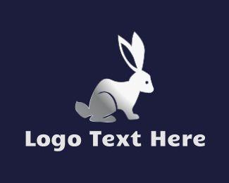 Blue Hare Logo - Logo Maker - Customize this 