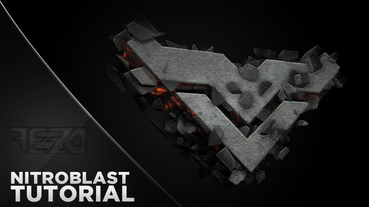 Cracked YouTube Logo - Cinema 4D Tutorial: Nitroblast - Make Cool Cracked Logo - YouTube