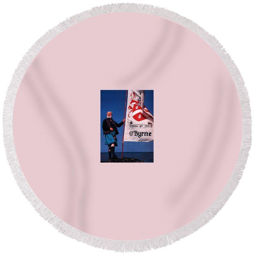 Val Clan Logo - Chieftain Clan O'byrne Round Beach Towel for Sale by Val Byrne