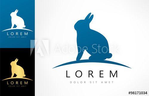 Blue Hare Logo - hare logo - Buy this stock vector and explore similar vectors at ...