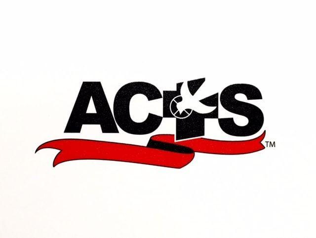 Red Envelope Com Logo - ACTS Ribbon Logo Blank Card W Envelope