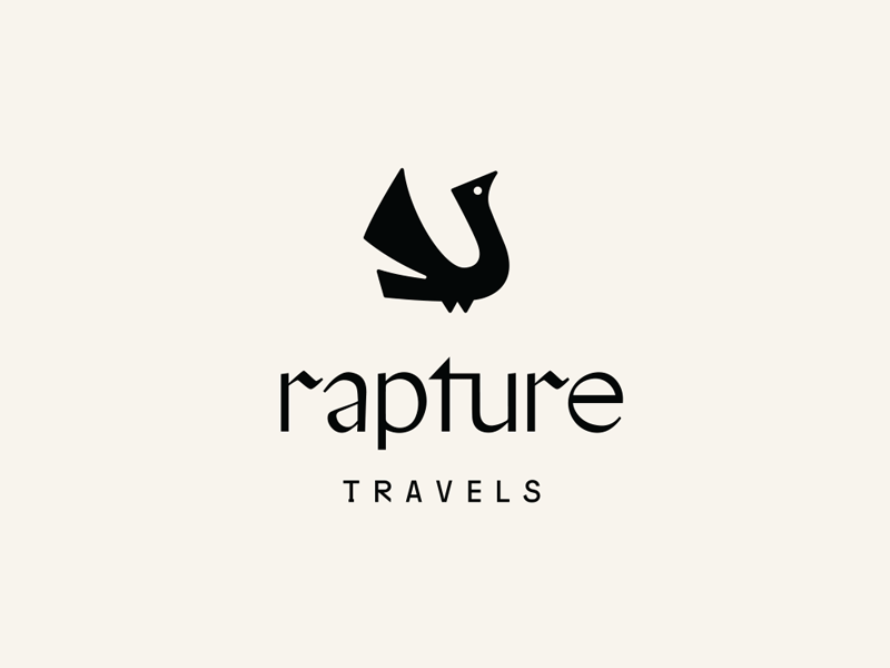Custom Travel Logo - Rapture Travels Logos by Amber Asay | Dribbble | Dribbble