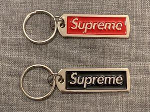 Metal Supreme Logo - Supreme - Metal Key Tag Keychain Keyring SS14 2014 Box Logo Red ...