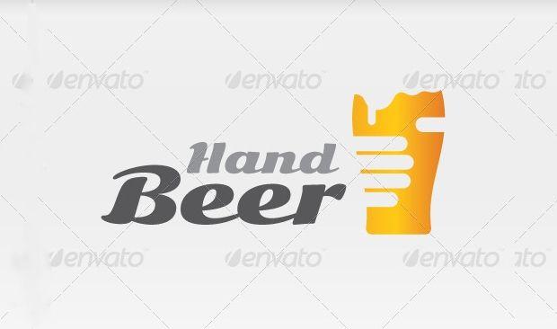 Hand Beer Logo - Beer Logos Editable PSD, AI, Vector EPS Format Download