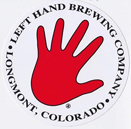 Hand Beer Logo - Amazon.com : Left Hand Brewing Company - Logo Sticker : Everything Else