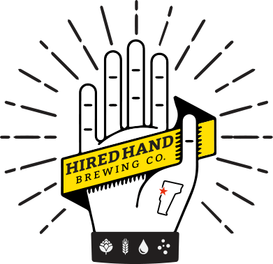 Hand Beer Logo - Hired Hand Brewing Co. Vermont Brewery. Farm to table beer