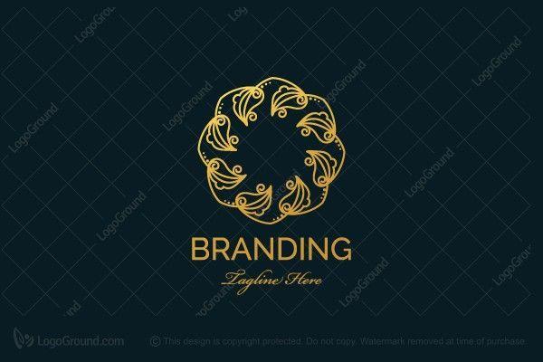 Couture Shop Logo - Exclusive Logo 61225, Floral Nature Logo | jewelry logos | Wedding ...