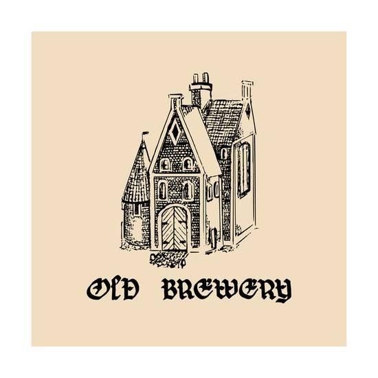 Hand Beer Logo - Vector Vintage Old Brewery Logo. Hand Drawn Beer Symbol