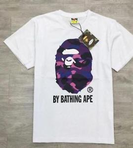 Monkey Bathing Ape Logo - New Men's Fashion Bape Camo Purple Monkey Head Pattern A Bathing Ape
