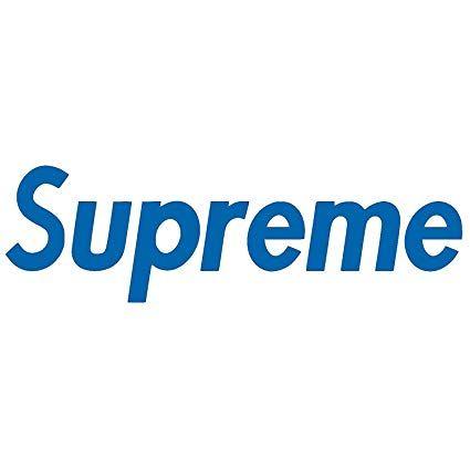 Supreme Clothing Logo - Amazon.com: Supreme Clothing Logo No Background car vinyl sticker ...