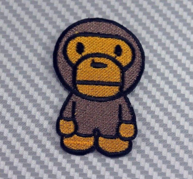 Monkey Bathing Ape Logo - $2.83 - Embroidered Patch Iron Sew Logo Emblem Custom Bathing Ape ...