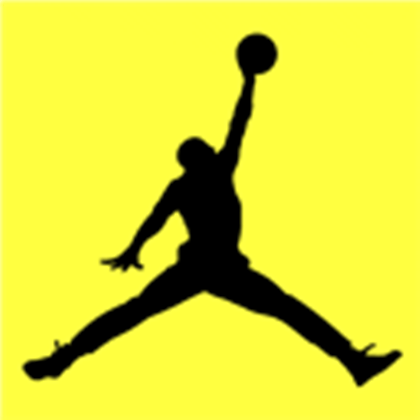 Yellow Jordan Logo - yellow-black-jordan-logo - Roblox