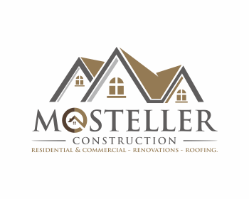 Residential Construction Logo - Mosteller Construction logo design contest - logos by grace angela