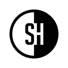 SH Logo - Sh photos, royalty-free images, graphics, vectors & videos | Adobe Stock