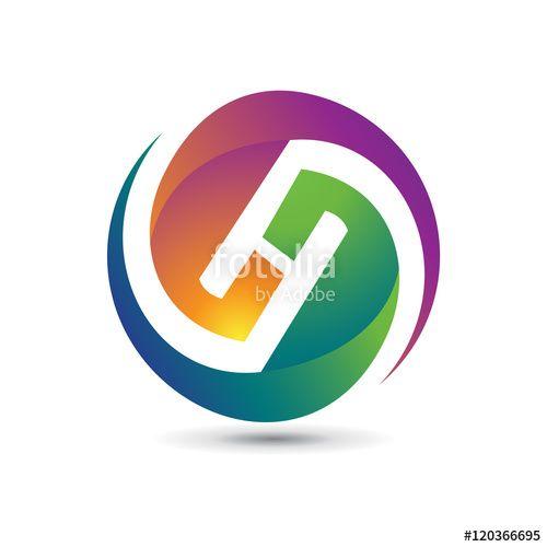 SH Logo - Colorful SH Logo Stock Image And Royalty Free Vector Files