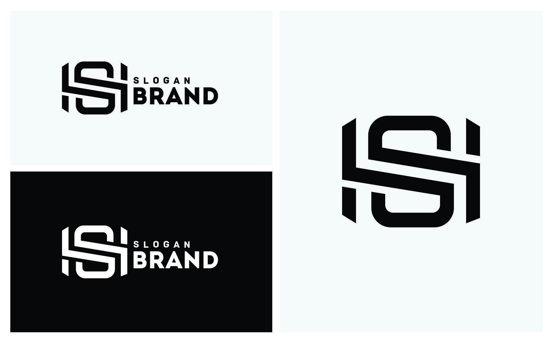 SH Logo - SH Letter Logo Template