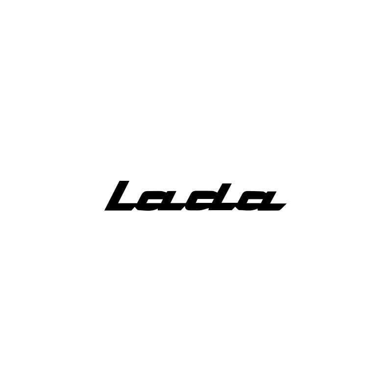 Lada Logo - T-shirt Lada logo old school white