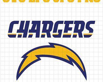 Los Angeles Chargers Logo - Chargers logo | Etsy
