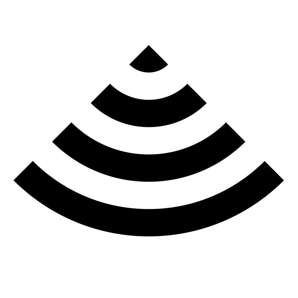 Radio Signal Logo - Visual Simile Symbol Icon Echoes - Apple Mac OS X 10.5.8 Airport ...