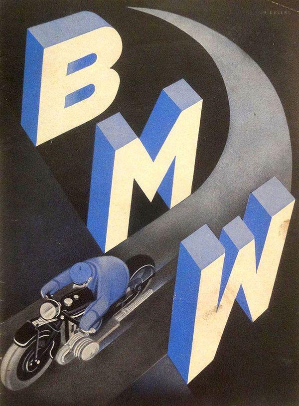 1930 BMW Logo - Best Vintage Bmw Posters Brochure