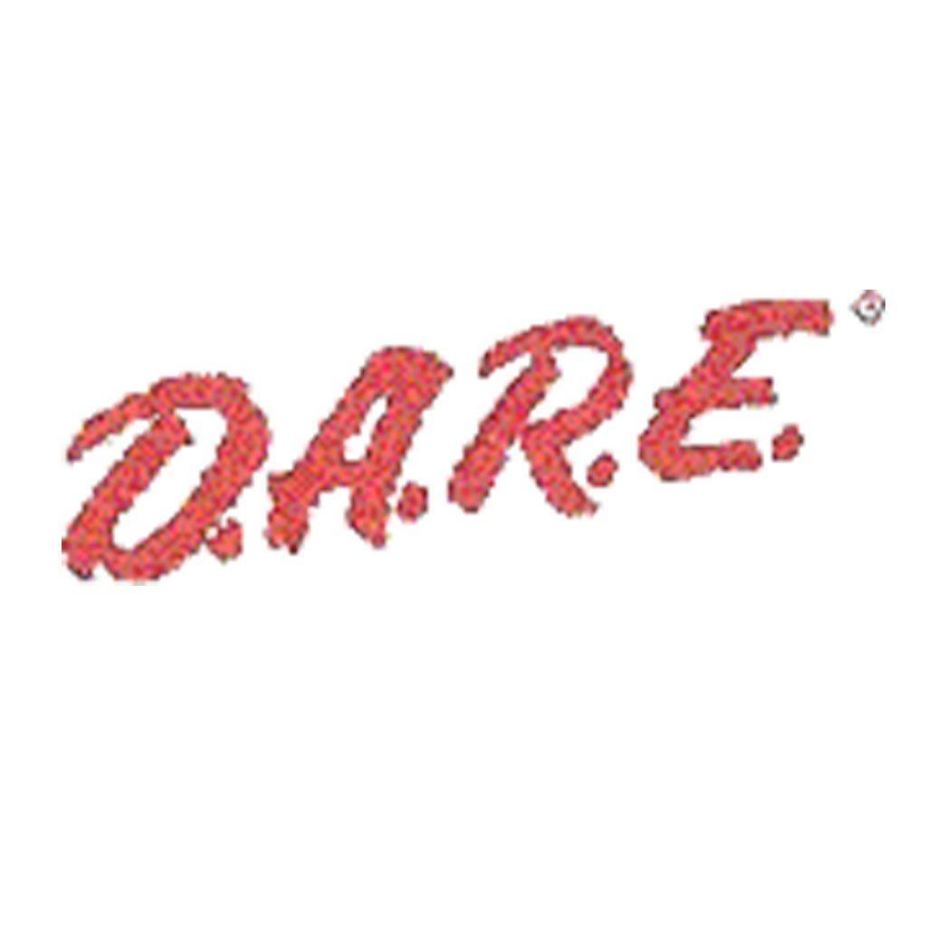 Red Jagged Logo - DARE Vinyl Decal - Red - Jagged