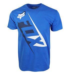 Blue Cross Logo - FOX RACING MENS BLUE CROSS LOGO T SHIRT H8 | eBay