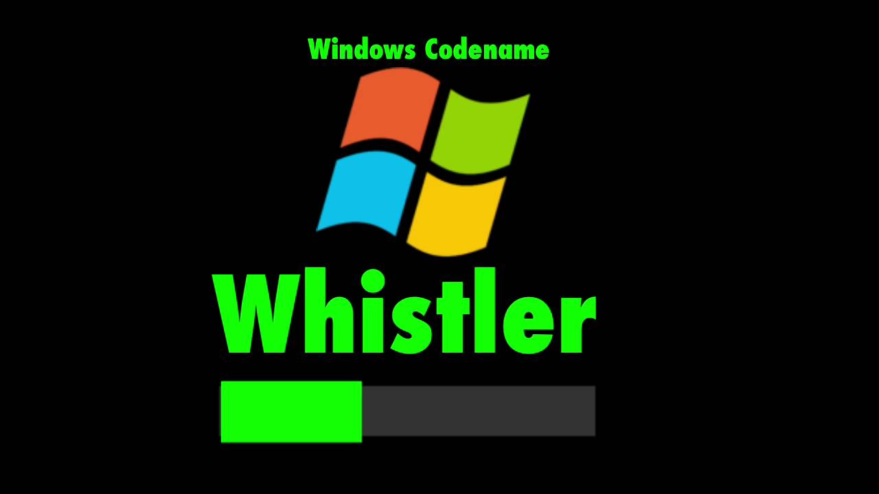 Windows Whistler Logo