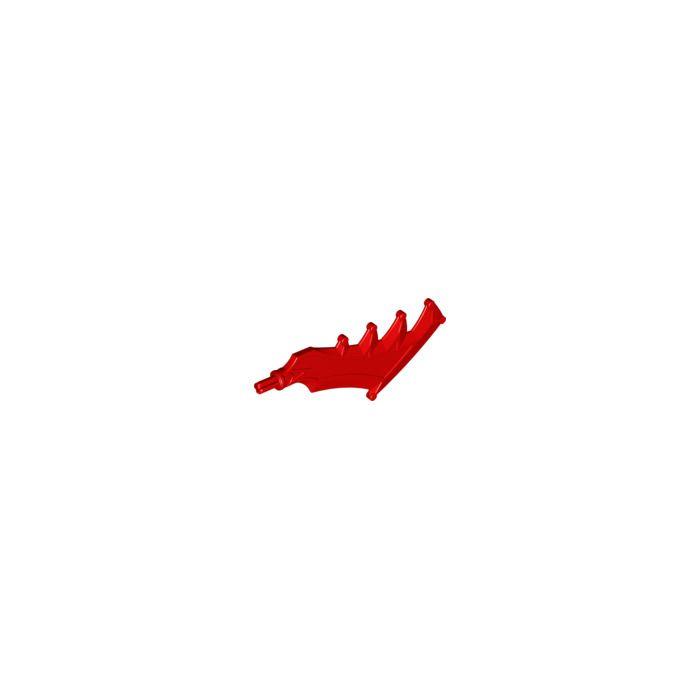 Red Jagged Logo - LEGO Red Sword with Jagged Teeth (11338)