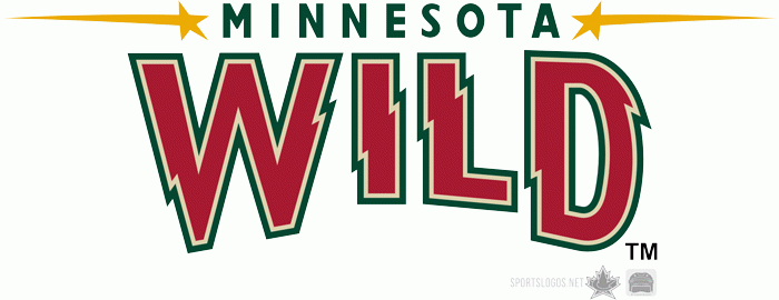 Red Jagged Logo - Minnesota Wild Wordmark Logo Hockey League (NHL)