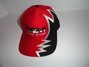 Red Jagged Logo - Marine Machine Red jagged edge embroidered baseball cap | eBay