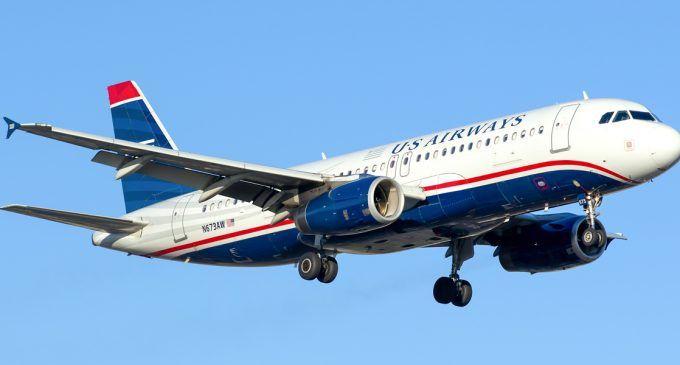 US Airways Blue Logo - Us Airways flies into history