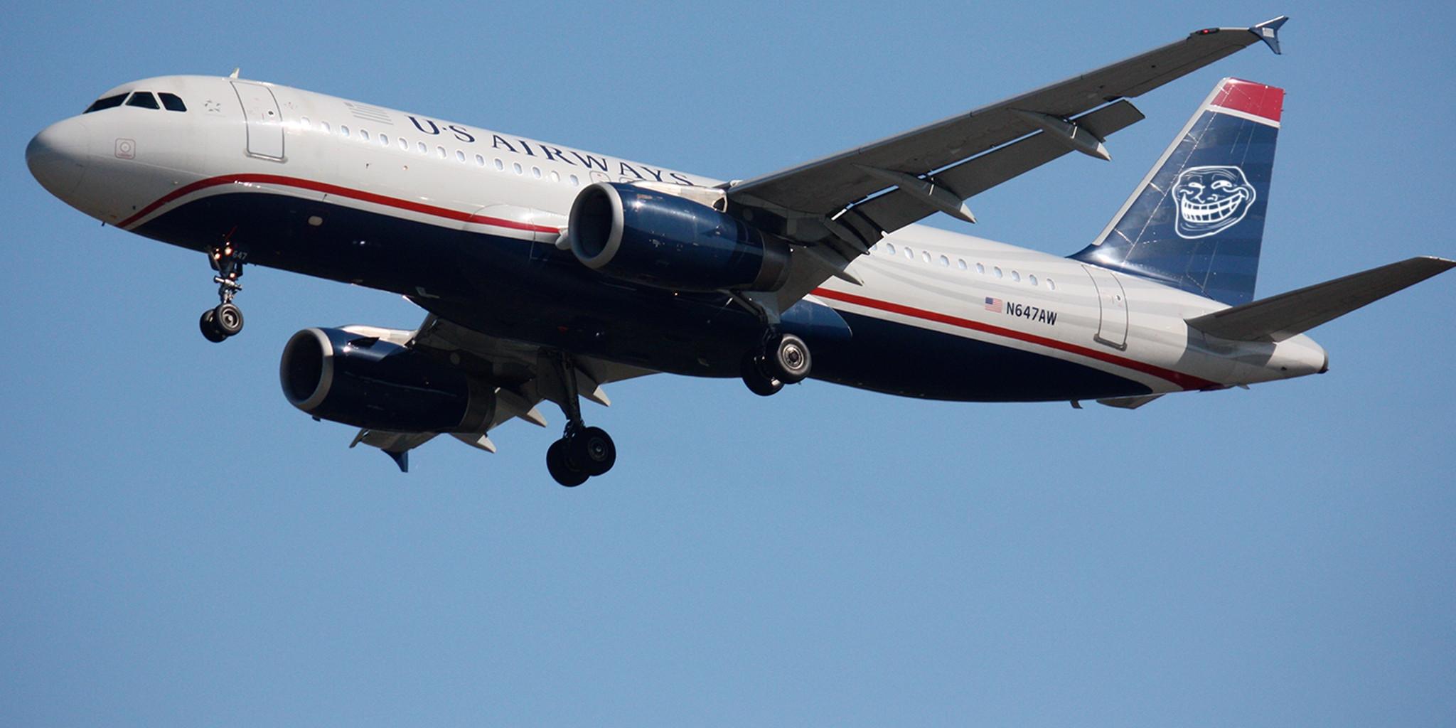 US Airways Blue Logo - US Airways actually tweeted the most NSFW photo imaginable