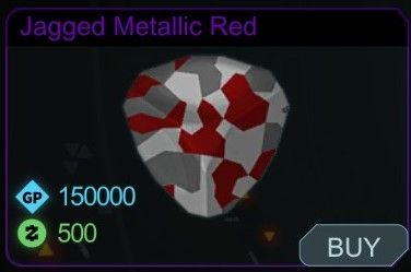 Red Jagged Logo - Jagged Metallic Red