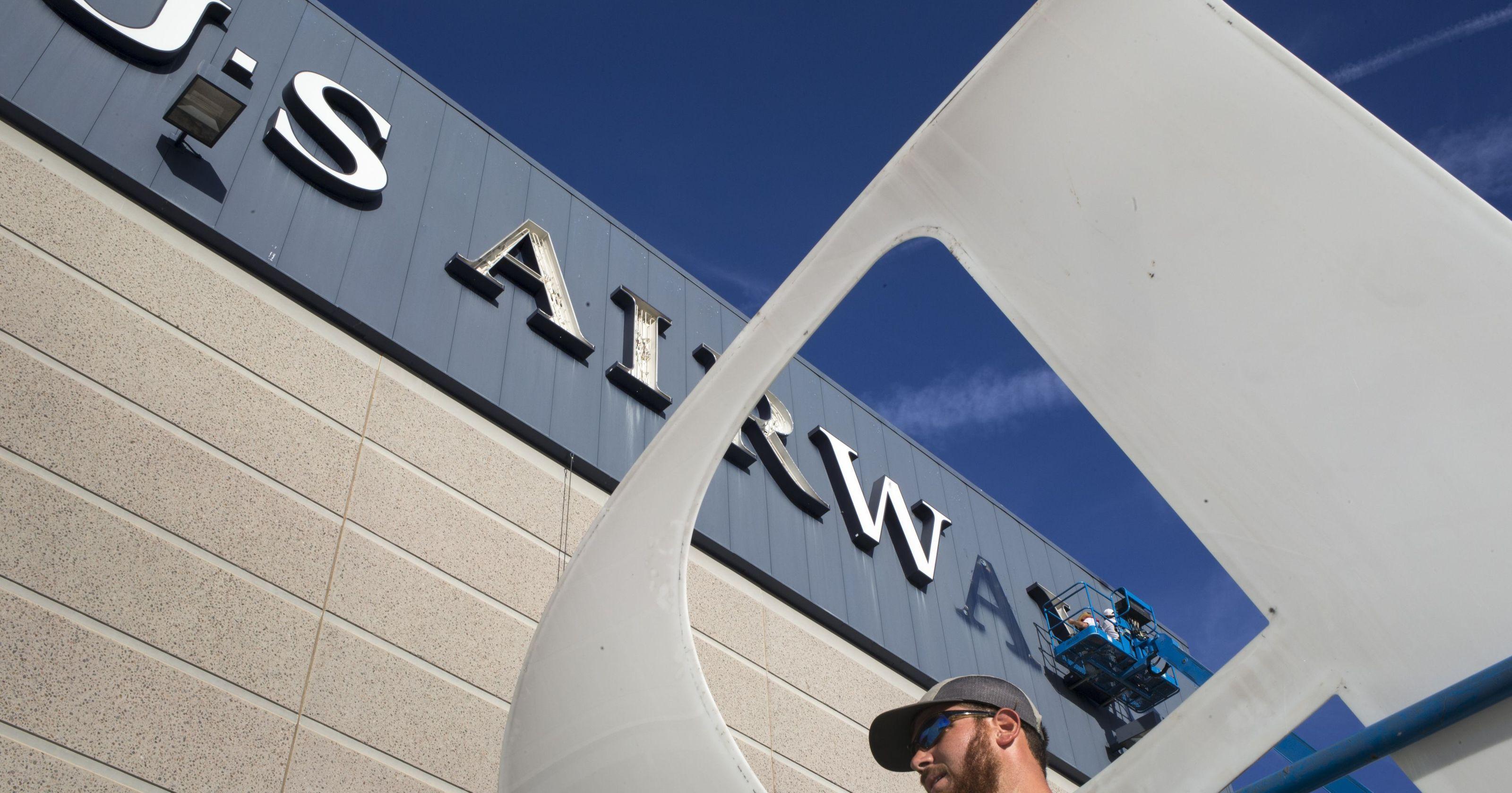 US Airways Blue Logo - Merger milestone: US Airways name to disappear Saturday