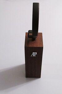 AP Watch Logo - New Large Audemars Piguet Wooden Display Watch Stand With AP Logo/NO ...