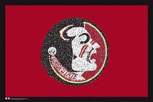 Florida State Seminoles Football Team Logo - Florida State Seminoles Football FIGHT SONG NCAA Team Logo POSTER | eBay