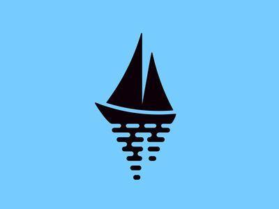 Sailboat Graphic Logo - Sailboat | Art Cart | Logo design, Sailboat, Logos