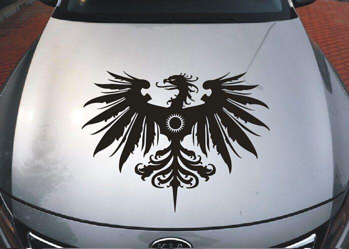 Phoenix Car Logo - 1 pcs Auto decoration Phoenix logo car hood sticker totem car body ...