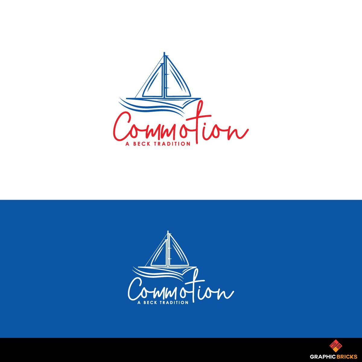 Sailboat Graphic Logo - Playful, Personable Logo Design for Commotion - A Beck Tradition by ...
