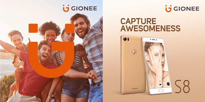 Gionee Logo - Gionee gets a happier logo, shows off S8 phone at MWC 2016