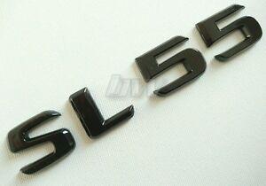 SL55 AMG Logo - CUSTOM GLOSS BLACK MERCEDES BENZ SL55 AMG REAR ...