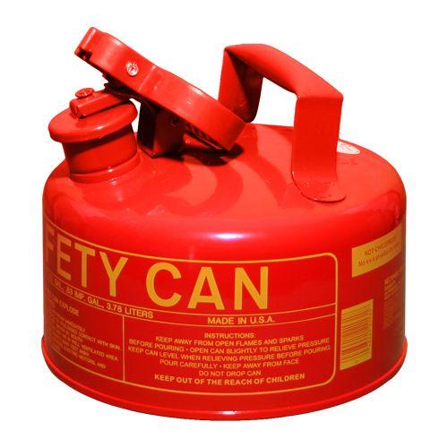Eagle and Red Drop Logo - Eagle 1 Gallon Type 1 Red Safety Gas Can #UI 10 S